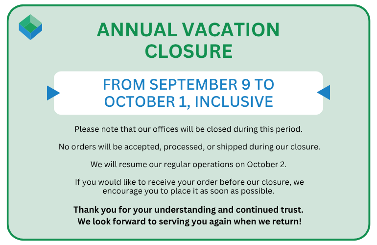 Annual vacation closure