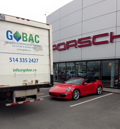 Gobac Moving Boxes Delivery to one of our commercial clients