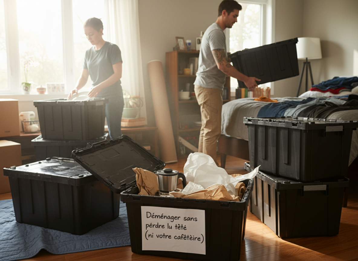 Déménager sans perdre la tête (ni votre cafetière)