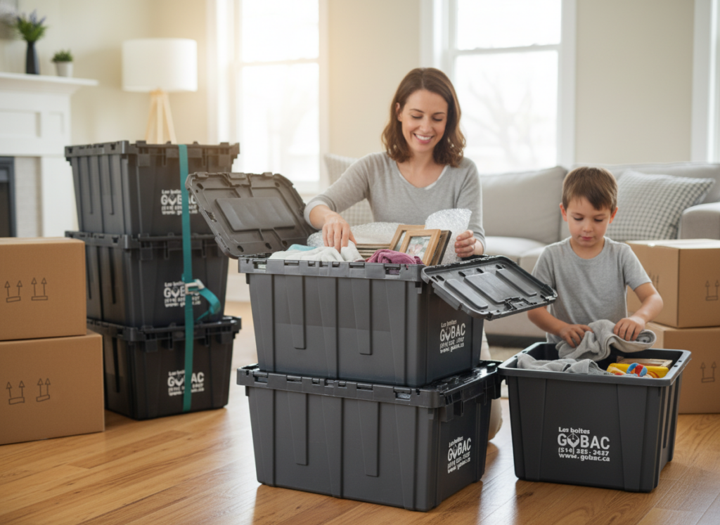 Comment Éviter les Boîtes Écrasées pendant un Déménagement Familial