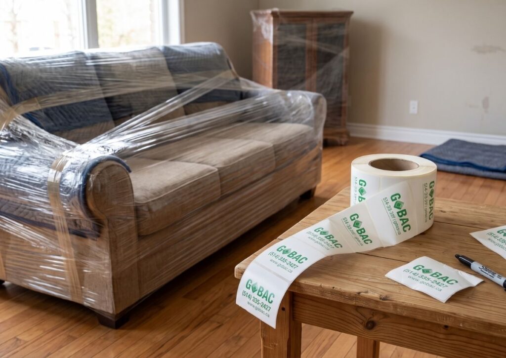 Mobilier - Étiquettes de déménagement