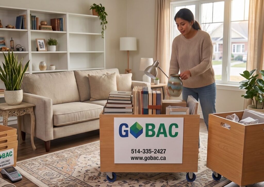 Opérations quotidiennes - Bac en bois sur roulettes
