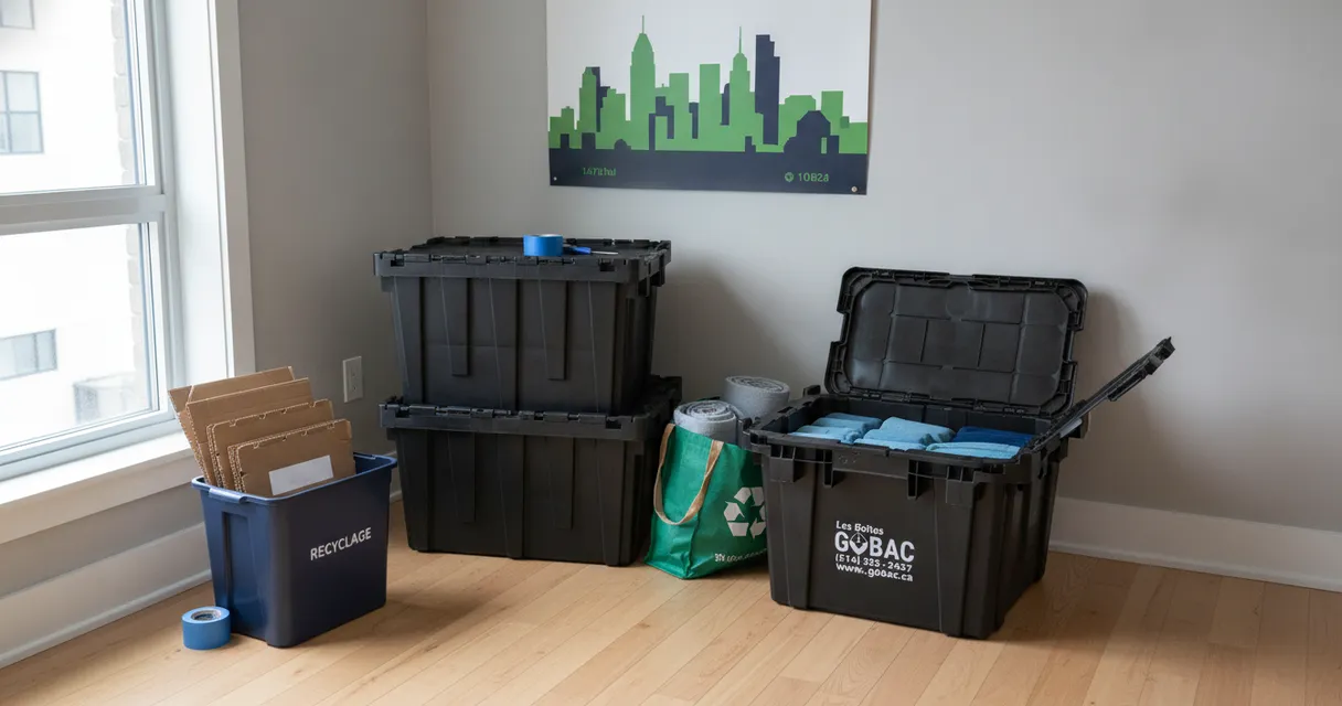 Comment réduire les déchets lors de votre déménagement à Montréal