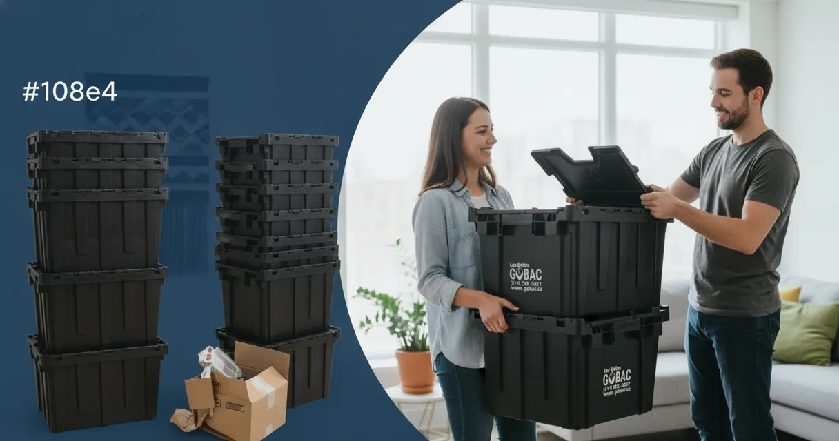Les Avantages des Bacs Réutilisables pour le Déménagement